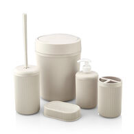 Conjunto de 5 peças wc ALESTA bege,  Conjunto de 5 peças wc ALESTA bege