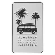 Placa decorativa SOUTH BAY branca 20x12cm