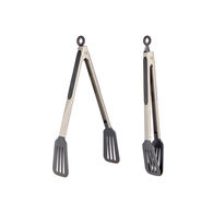 Pinça com cabo em inox 33,5cm,  Pinça com cabo em inox 33,5cm