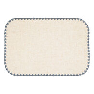 Individual de mesa SANDRINE azul 30x45cm