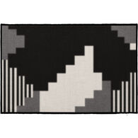 Tapete imperme&aacute;vel GEOMETRIK preto 50x80cm