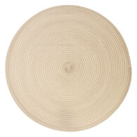 Individual de mesa redondo bege TEXALINE 38cm,  Individual de mesa redondo bege TEXALINE 38cm