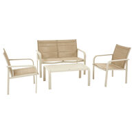 Conjunto de jardim PIAZZA argile para 4 pessoas