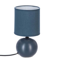Candeeiro de mesa TIMEO com bola azul em cerâmica,  Candeeiro de mesa TIMEO com bola azul em cerâmica