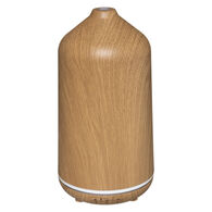 Difusor castanho em madeira com led 250ml,  Difusor castanho em madeira com led 250ml