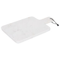 Tábua de apresentação branco em mármore 36cm,  Tábua de apresentação branco em mármore 36cm