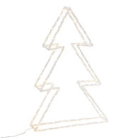 &Aacute;rvore de Natal luminosa com 120 leds branco quente