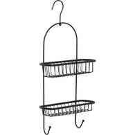 Suporte wc preto 10x22,5x55cm