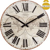 Rel&oacute;gio decorativo de parede  28cm