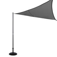 Kit de fixação para toldo solar cinza 2,55m,  Kit de fixação para toldo solar cinza 2,55m