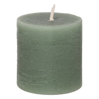 Conjunto de 4 velas votivas OLIA verde celadon 4,5cm