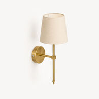Candeeiro de parede MONA dourado em metal