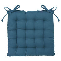 Coxim azul em algodão 38x38cm,  Coxim azul em algodão 38x38cm