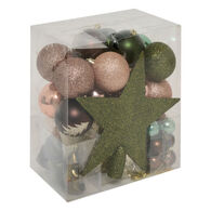 Conjunto de 44 peças para decoração árvore