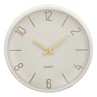 Rel&oacute;gio de parede YANN dourado 38cm