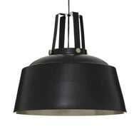 Candeeiro de teto SOUL preto em metal