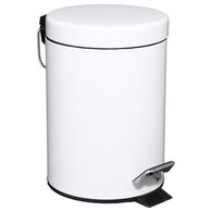 Balde wc branco metal 3l
