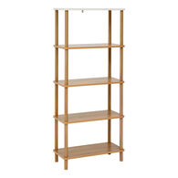 Estante COME castanho com 5 n&iacute;veis