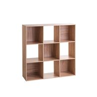 Estante em carvalho MIXMODUL para 9 caixas,  Estante em carvalho MIXMODUL para 9 caixas