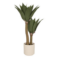 Vaso com planta artificial NYERO 96cm