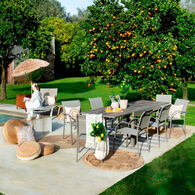 Mesa extens&iacute;vel PIAZZA truffe/caf&eacute;