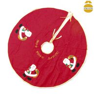 Tapete para &aacute;rvore de natal em tecido 90cm