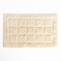 Tapete wc EVIE bege de algodão 50x80cm,  Tapete wc EVIE bege de algodão 50x80cm