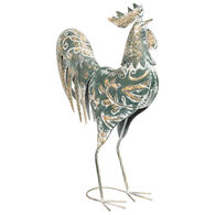 Galo dcorativo CONOR em metal 54cm