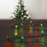 S&eacute;rie luminosa de natal vermelha e verde 200 leds 20m