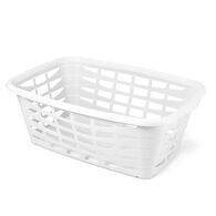 Cesto de roupa branco 40l