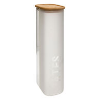 Frasco para massa em vidro e bambu 2,25l