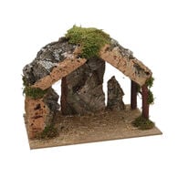 Cabana para presépio em cortiça,  Cabana para presépio em cortiça