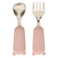 Conjunto de colher e garfo YUM rosa