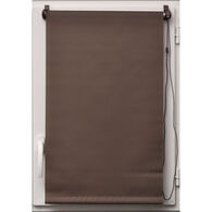 Estore em tecido transl&uacute;cido taupe 42x180cm