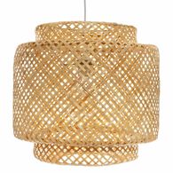 Candeeiro de teto LIBY em bambu natural