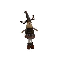 Rena com gorro em xadrez 60cm