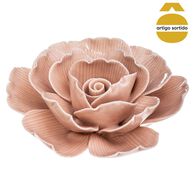 Flor decorativa em cerâmica