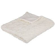 Manta MARA branco 180x230cm