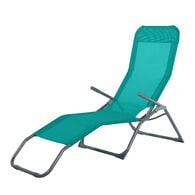 Espreguiçadeira SIESTA azul esmeralda,  Espreguiçadeira SIESTA azul esmeralda