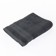 Toalha len&ccedil;ol de banho ESSENZA cinza escuro 90x150cm