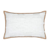 Almofada JOSEPHA cru em algod&atilde;o 40x60cm