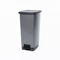 Balde Do Lixo Carbono Cover Com Pedal 40L
