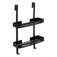 Suporte wc com 2 n&iacute;veis preto