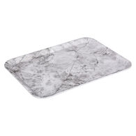 Tabuleiro melamina mármore branco 33x43cm,  Tabuleiro melamina mármore branco 33x43cm