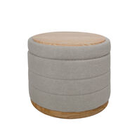 Pufe/mesa BATH cinza 44x56cm