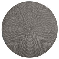 Individual de mesa redondo cinza TEXALINE 38cm,  Individual de mesa redondo cinza TEXALINE 38cm