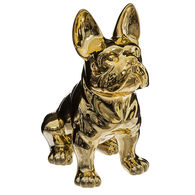 C&atilde;o decorativo dourado