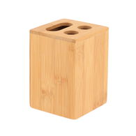 Copo Para Porta Escovas De Dentes Em Bambu