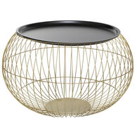 Mesa de apoio ALAYA dourada 66,5cm