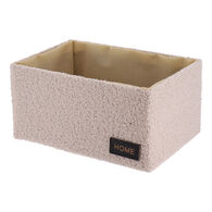 Cesto de arruma&ccedil;&atilde;o wc bege 20x30cm